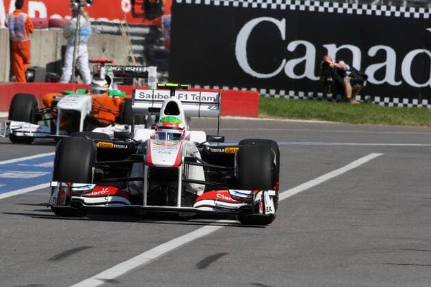 10.06.2011- Friday Practice 1, Paul di Resta (GBR) Force India VJM04 and Nico Hülkenberg (GER), Force India F1 Team, Test Driver Canadian Grand Prix, Montreal, Round 7, 09-12 June 2011 