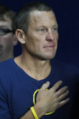 June 9, 2011 - Kansas City, Kansas, U.S - Lance Armstrong during the singing of the National Anthem prior to the start of Sporting KC hosting the Chicago Fire in the inaugural match of LIVESTRONG Sporting Park in Kansas City, Kansas. The match ended in a 0-0 draw. MLS Fussball Herren USA 2011- Jun-9 - Fire at Sporting KC - ZUMAq57