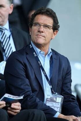 Englands Fabio Capello watches on from the stand UEFA U21 2011 Championship Group B Spain U21 v England U21 12th June, 2011 EDITORIAL USE ONLY. No use with unauthorised audio, video, data, fixture lists, club league logos or live services. Online in-match use limited to 120 images, no video emulation. No use in betting, games or single club league player publications.