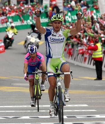 13.06.2011 Brig SUI Herren Radsport Tour de Suisse 2011 3. Etappe Brig - Grindelwald Sieger Peter Sagan SVK Team Liquigas 