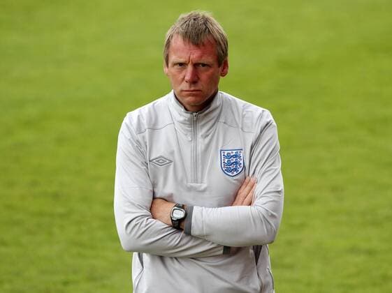Englands Stuart Pearce in action during training Training Training - England U21 14th June, 2011 EDITORIAL USE ONLY. No use with unauthorised audio, video, data, fixture lists, club league logos or live services. Online in-match use limited to 120 images, no video emulation. No use in betting, games or single club league player publications.