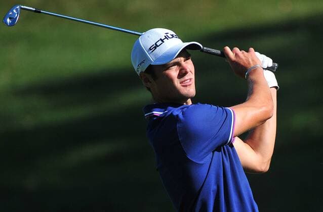 Martin Kaymer of Germany hits on the 9th fairway during a practice round prior to the U.S. Open at Congressional Country Club in Bethesda, Maryland on June 14, 2011.  WAP20110614315