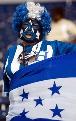 Honduras fans (HON), JUNE 10th, 2011 - Football : CONCACAF Gold Cup 2011 Group B match between at Miami  (zwda005225) o0 Kostüm kurios Komik