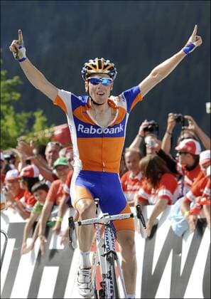 Steven KRUIJSWIJK ( HOL RABOBANK ) Cyclisme : Tour de Suisse - Etape 6 - Tobel Triesenberg - 16.06.2011 - PhotoNews Panoramic 