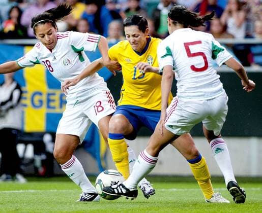 16.06.2011, Göteborg - Freundschaftsspiel 2011 - Schweden vs Mexiko --- Therese Sjögran --- KP0300003 