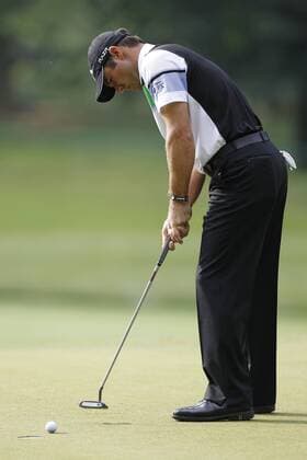 June 17, 2011 - Bethesda, Maryland, U.S. - TREVOR IMMELMAN putts on hole 2 during the second round of play at the U.S. Open Golf 2011 - US Open Second Round - ZUMAb21