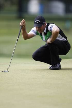 June 17, 2011 - Bethesda, Maryland, U.S. - TREVOR IMMELMAN eyes up a putt on hole 2 during the second round of play at the U.S. Open Golf 2011 - US Open Second Round - ZUMAb21