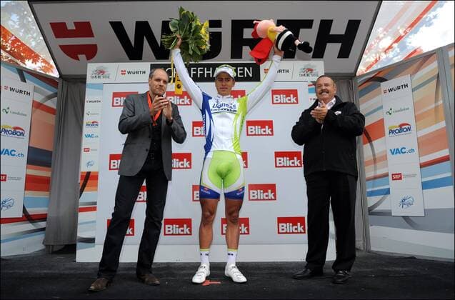 Schaffhausen 18 06 2011 TOUR DE SUISSE - Etappensieger PETER SAGAN ETAPPE 8 Tübach - Schaffhausen PhotoNewsxPAN  o0 Siegerehrung