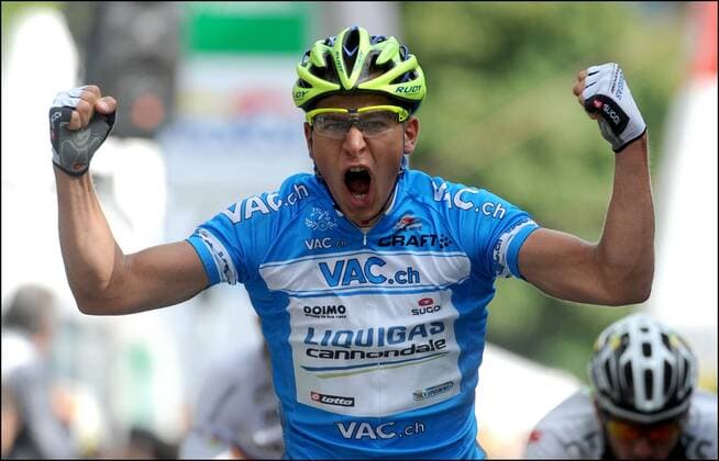 Schaffhausen 18 06 2011 TOUR DE SUISSE - PETER SAGAN ETAPPE 8 Tübach - Schaffhausen PhotoNewsxPAN  o0 Etappensieger