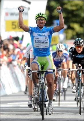 Schaffhausen 18 06 2011 TOUR DE SUISSE - PETER SAGAN ETAPPE 8 Tübach - Schaffhausen PhotoNewsxPAN  o0 Etappensieger