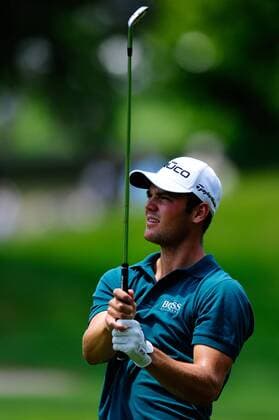 June 18, 2011 - Martin Kaymer hits an approach shot during third round play at the US Open Championship at Congressional Country Club in Bethesda MD. Golf 2011: US Open JUN 18 - ZUMAcjm