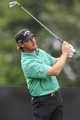 Alexander CEJKA (GER),Golfprofi,Golf,Aktion,Einzelaktion,Einzelbild,angeschnittenes Einzelmotiv,Halbfigur,halbe Figur. BMW International Open 2011 in München Eichenried.