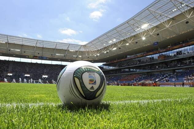 Adidas Speedcell Ball, offizieller Spielball der FIFA Frauen Fußball WM 2011 am 26.06.2011 in Sinsheim