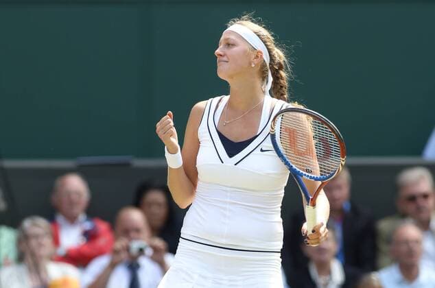 London Wimbledon 2011 Day10 Petra Kvitova CZE.