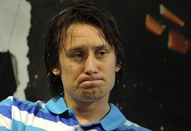 Czech national soccer team player Tomas Rosicky meets the media in Prague, June 30, 2011. (CTKxPhoto KaterinaxSulova)  CTKPhoto7201106300684501