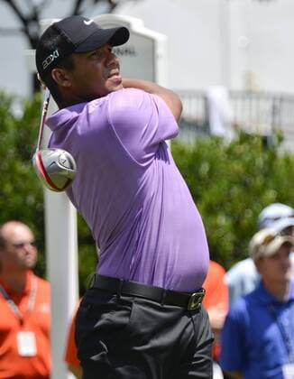 July 2, 2011 - Newtown Square, PA, USA - JHONNATTAN VEGAS tee s off to start his third round play at the AT&T National, held at the Aronimink Golf Club in Newton Square Pa. 2011 AT&T National - ZUMArf1
