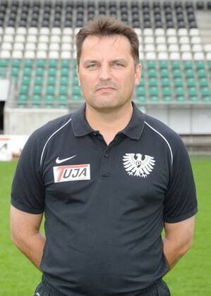 04.07.2011,Fussball, 3. LIGA, Saison 2011 2012, SPORTANLAGE PREUßEN MÜNSTER STADION, Münster Fototermin SC Preußen Münster 2011 2012 Portrait Harald Menzel (Chefscout SC Preußen Münster)