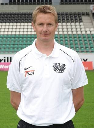 04.07.2011,Fussball, 3. LIGA, Saison 2011 2012, SPORTANLAGE PREUßEN MÜNSTER STADION, Münster Fototermin SC Preußen Münster 2011 2012 Portrait Jörg Jüttner (SC Preußen Münster)