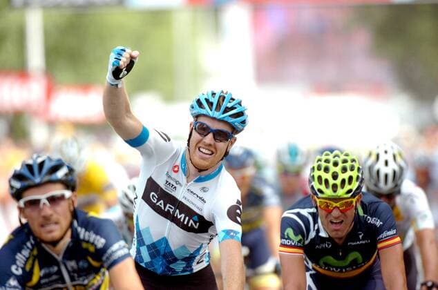 Tour de France 2011, 3.Etappe: Olonne sur Mer - Redon; Tyler Farrar (USA Garmin Cervelo, Mitte) gewinnt die 3. Etappe der Tour de France 2011, Redon  o0 Etappensieg