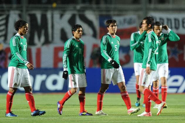 San Juan - Copa America - Chile - Mexiko - Enttäuschung bei Mexiko - 