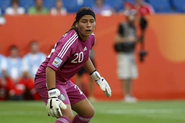 05.07.2011, FIFA Frauen-Weltmeisterschaft 2011, Vorrunde, Gruppe B, Neuseeland - Mexiko. Cecilia SANTIAGO (Mexiko).