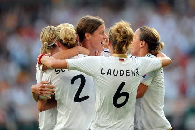 Football : France Germany - FIFA Women s World Cup 2011- Mönchengladbach - 05 07 2011 - Borussia Park -Kerstin GAREFREKES (C) - Football : France Germany - World Cup - 05 07 2011 AnthonyBibard 