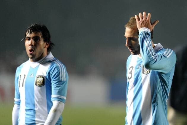 Santa Fe, Argentina - Colombia, delusione Pablo Zabaleta-Carlos Tevez 