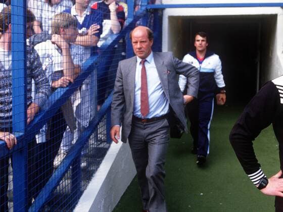 Jim Smith the Queens Park Rangers coach 1985 86. 