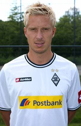 Fussball, Fototermin zur Bundesliga-Saison 2011 2012: Bor. Mönchengladbach: Mike Hanke.