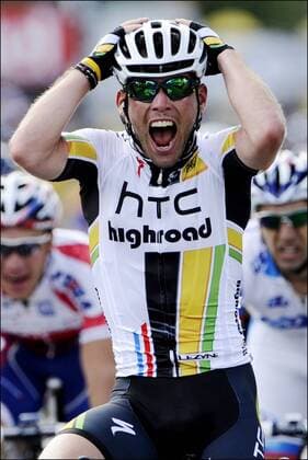 Mark CAVENDISH (HTC - HIGHROAD - GBR) - Etappensieger der 7. Etappe Tour de France 2011 - 7.Ettape: Le Mans - Chateauroux, 08.07.2011 - xPhotoNewsx 