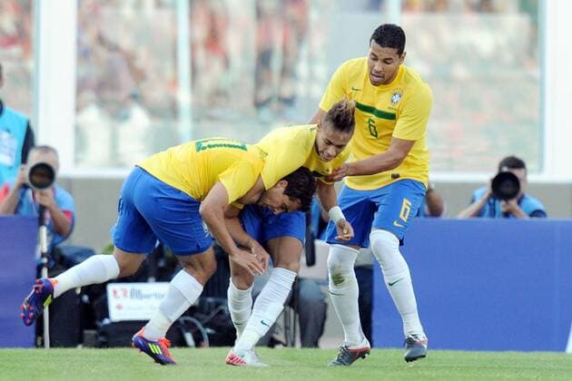 09.07.2011, Cordoba - Copa America 2011 - Brasilien vs Paraguay - Jubel bei Jadson 