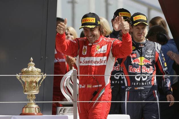 Fernando Alonso (Scuderia Ferrari) GP Großbritannien 2011 Formel 1 Grand Prix Großbritannien 2011
