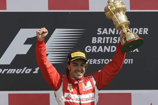 Fernando Alonso (Scuderia Ferrari) GP Großbritannien 2011 Formel 1 Grand Prix Großbritannien 2011