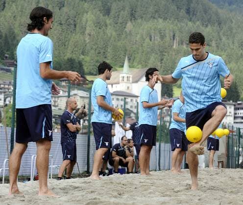 Trainingslager Lazio Rom in Auronzo di Cadore Hernanes Aurinzo di Cadore
