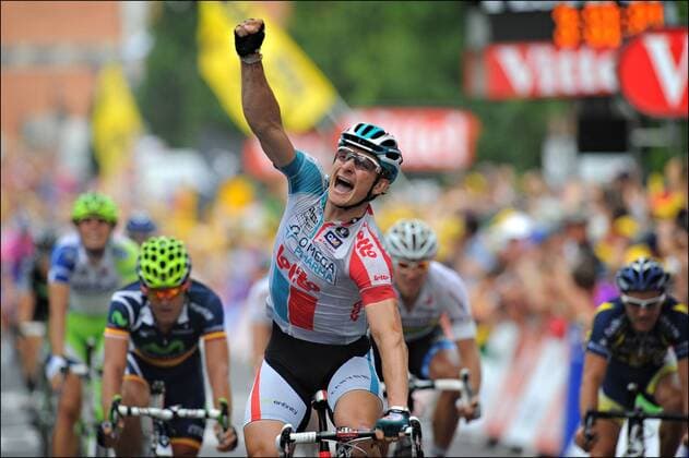 Andre Greipel (ALL Team Omega Pharma - Lotto ) Cyclisme : Tour De France - Etape 10 - Aurillac - Carmaux - 12.07.2011 - PhotoNews Panoramic  o0 Etappensieger