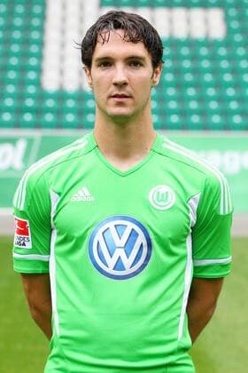 Srdjan Lakic Aktion Portrait Portraet Porträt Einzelbild Freisteller 12.07.2011 VfL Wolfsburg Fußball Fussball Volkswagen Arena Mannschaftsfototermin Teamfototermin Herren DFL Bundesliga Saison 11 12