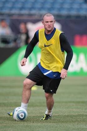 12 JUL 2011: Manchester United s Wayne Rooney (10). Manchester United practiced at Gillette Stadium in Foxborough, Massachusetts on July 12, 2011 as part of the Herbalife World Football Challenge. SOCCER: JUL 12 World Football Challenge - Manchester United Practice Icon482110712115 EDITORIAL USE ONLY