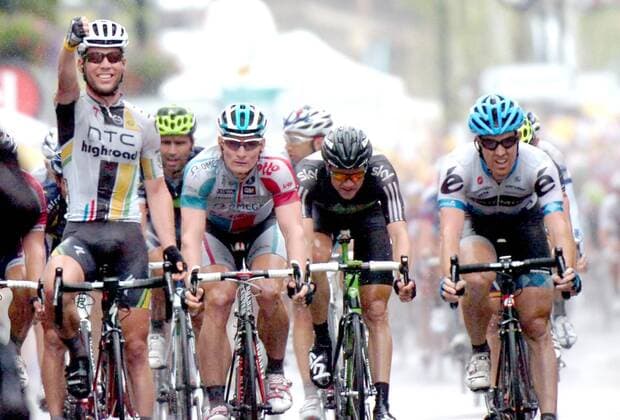 2011, Tour de France, Etappe 11: Blaye les Mines - Lavaur, Htc - High Road 2011, Omega Pharma-Lotto 2011, Team Sky 2011, Garmin - Cervelo 2011, Mark Cavendish , Andre Greipel , Edvald Boasson Hagen , Tyler Farrar --- o0 Etappensieg
