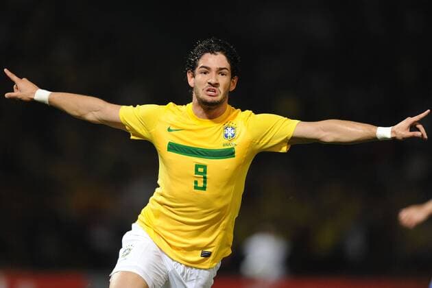 Cordoba, Brasilien - Ecuador: Torjubel Alexandre Pato 