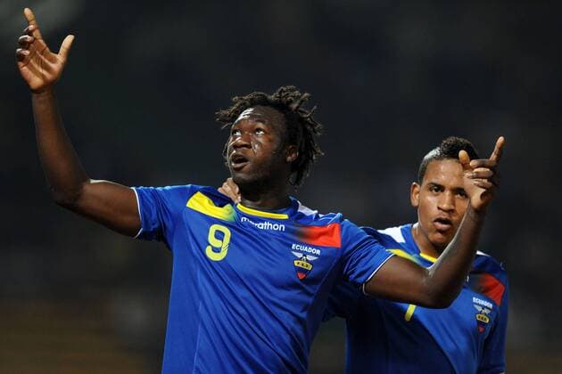 Cordoba, Brasilien - Ecuador: Torjubel Felipe Caicedo 