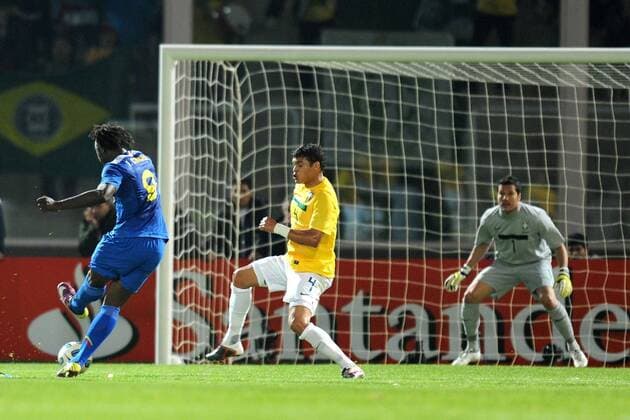 Cordoba, Brasilien - Ecuador: gol Felipe Caicedo 