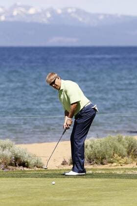14 July 2011: NFL American Football Herren USA Hall of Fame Quarterback John Elway during the first round of the American Century Championship at the Edgewood Country Club in Lake Tahoe, NV. GOLF: JUL 14 American Century Championship - First Round Icon165624 EDITORIAL USE ONLY