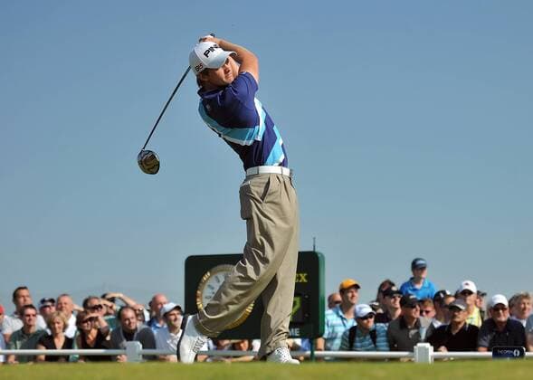 Golf - The Open 2011 - Royal St George s - Day 2 Tom Lewis (GBR) tees off on the 1st at Royal St George s, Sandwich 