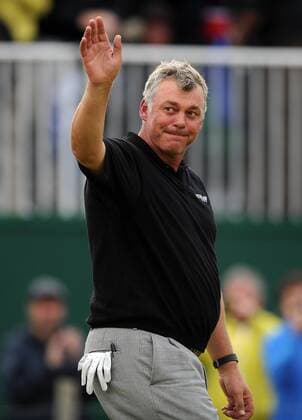 Golf - The Open 2011 - Royal St George s - Day 4 Darren Clarke of Northern Ireland acknowledges the crowd after winning the Open Championshp at Royal St Georges, in Sandwich 