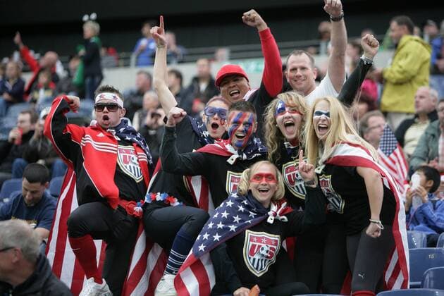 FIFA Frauen-Weltmeisterschaft 2011, Endspiel: USA Fans