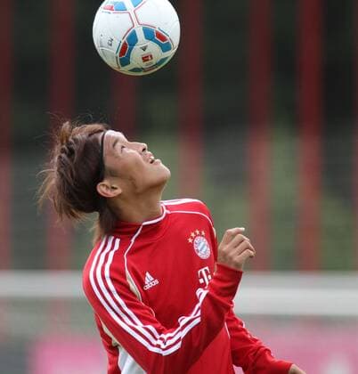 Takashi Usami (FC Bayern) am Ball Fussball Herren 1.BL FC Bayern München 18.07.2011 Training
