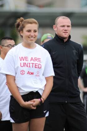 July 19, 2011 - Seattle, Washington, United States of America - Wayne Rooney at Manchester United Football Club and Special Olympics Washington host a Skills and Drills soccer clinic for Special Olympics athletes. US Tour 2011 - Jul 19 - Manchester United Special Olympics Event - ZUMAy31