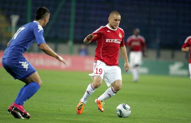 UEFA CHAMPIONS LEAGUE QUALIFICATIONS SECOND ROUND SECOND GAME WISLA KRAKOW - SKONTO RIGA - PATRYK MALECKI WISLA KRAKOW - 110719HER009