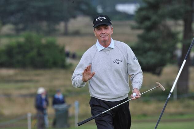 21.07.2011 Gordon Brand (JNR) in action in Round ! at the Senior Open Championship from Walton Heath Golf Club. xKevinxBatchelorx  ActionPlus11195718 Content restricted for UK based newspaper