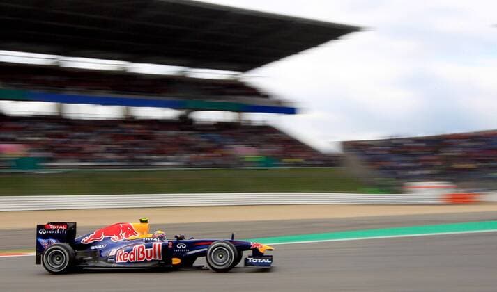 FORMEL 1 - GP von Deutschland NUERBURG,DEUTSCHLAND,23.JUL.11 - MOTORSPORT, FORMEL 1 - Grand Prix von Deutschland, Nürburgring, Training und Qualifying. Bild zeigt Mark Webber (AUS Red Bull Racing). 
